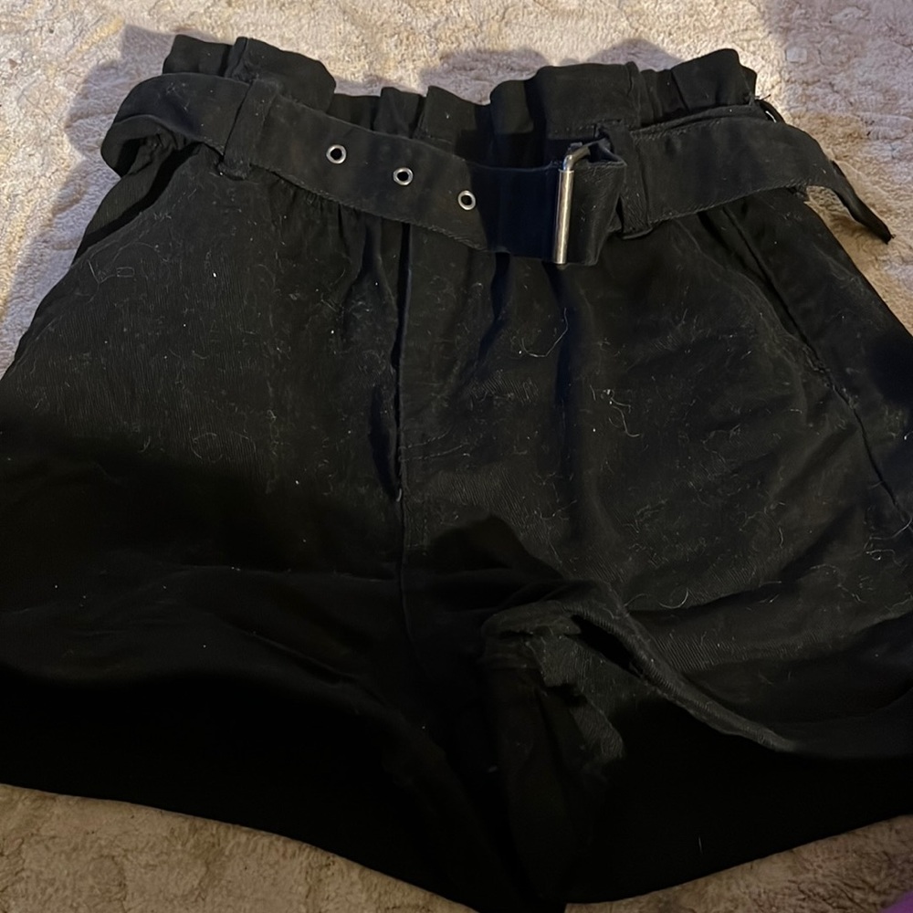 Black shorts with built in belt. New. By No Boundaries